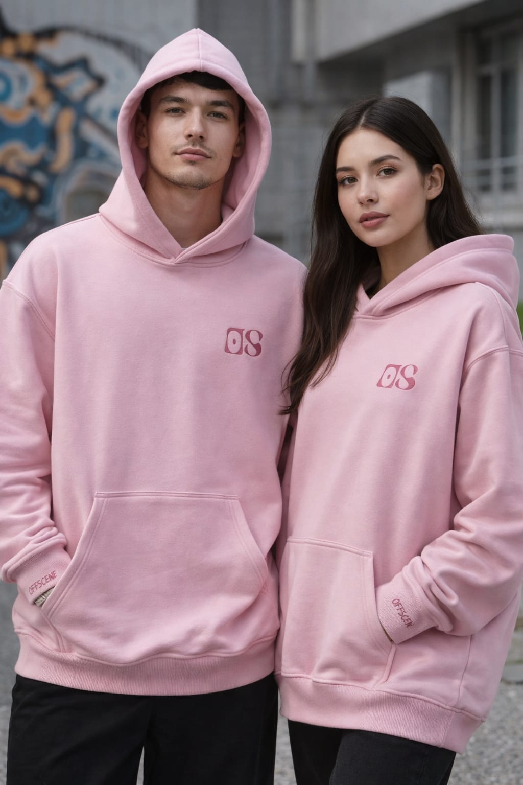 Offscene Oversized Hoodie - Pink-offscene